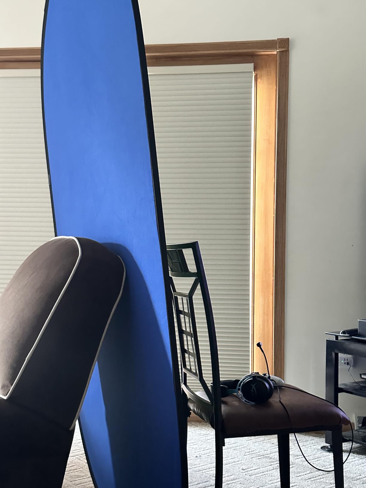 Chromakey Backdrops, Double-Sided Blue and Grey Screen, 2 in 1 Foldable and Reversible Background for Photography, Gaming and Live Streaming, 5 x 6.6 inches/1.5 m x 2 m (Blue/Grey) customer photo 1