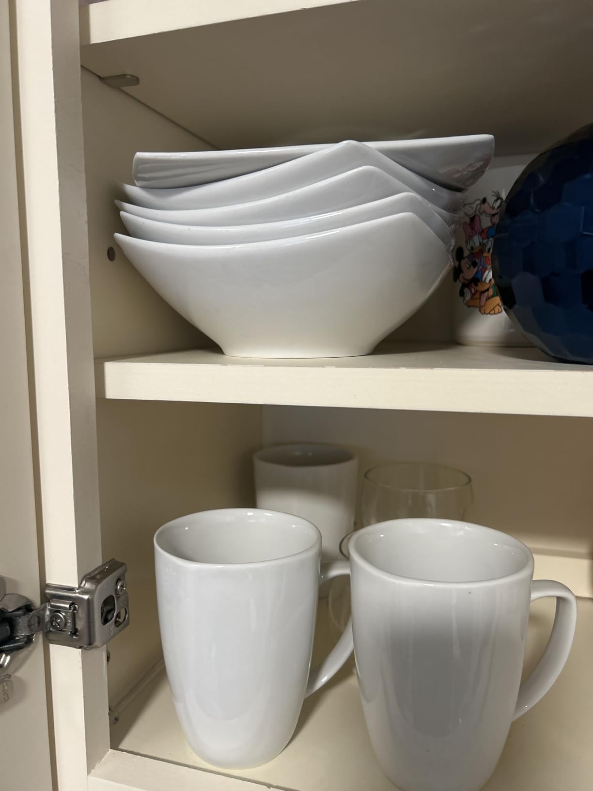 Elama Hayes 16 Piece Square Porcelain Dinnerware Set in White customer photo 1