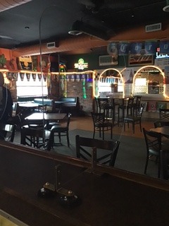 BARTITION Standard (Patent Pending) Partition for Bar Top or Dining Countertop Sneeze Guard MADE IN USA out of Polycarbonate Window SBR Suction Cups Brass 260 Brackets (2 pack) customer photo 2