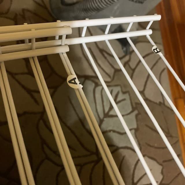 Rubbermaid Configurations Custom Closet Kit 6-10 Ft. Adjustable Metal Wire Shelving White Finish Expandable Organization System Hardware Included for Home Closet/Pantry/Laundry/Mudroom customer photo 2