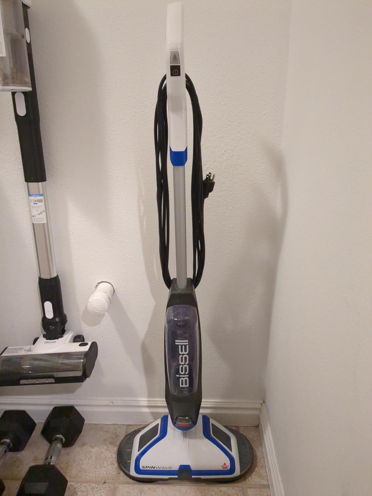 Bissell SpinWave Hard Floor Expert Corded Spin Mop Cleaner, Powerful Electric Floor Cleaner with Washable Pads for Effortless Deep Cleaning on Sealed Floors, 20393 customer photo 1