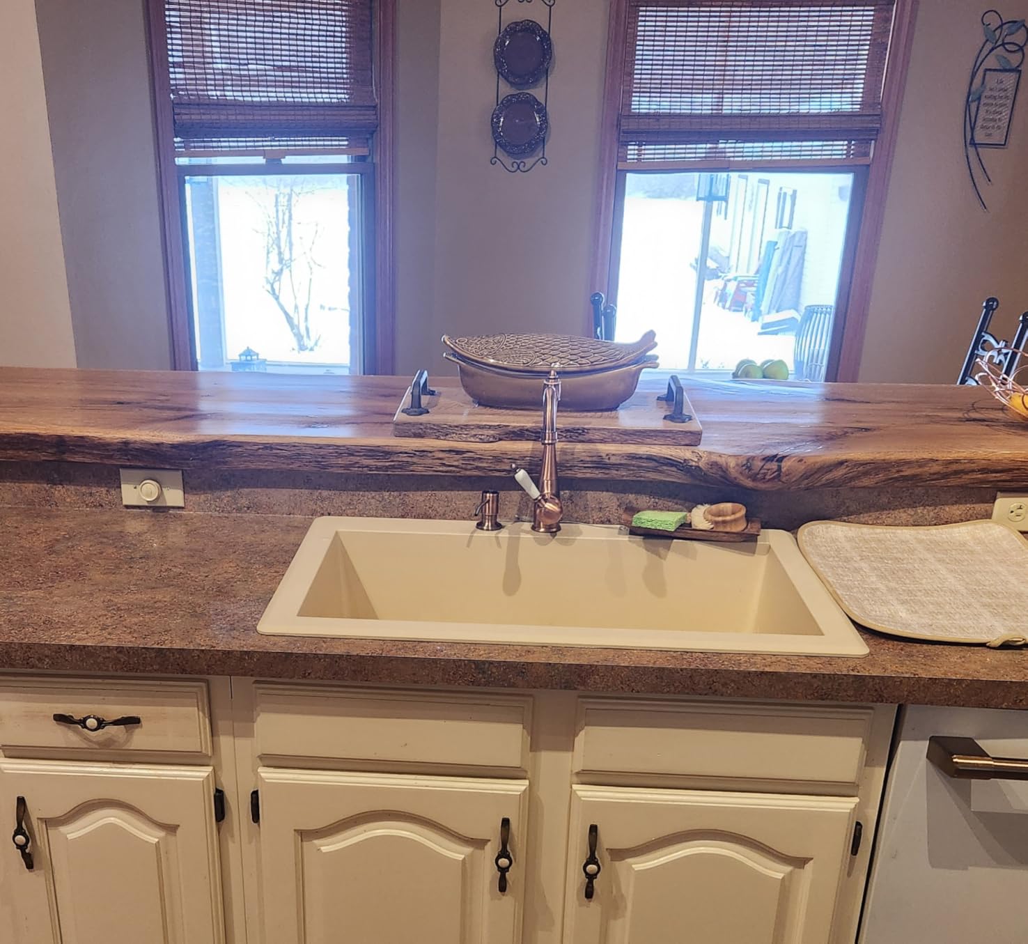 Strictly Sinks Undermount Workstation Copper Kitchen Sink - 32 Inch 16 Gauge Single Bowl Kitchen Sink with Bottom Grid, Wooden Cutting Board, Colander, 1 Garbage Disposal Adapter, & 1 Strainer Drain customer photo 2