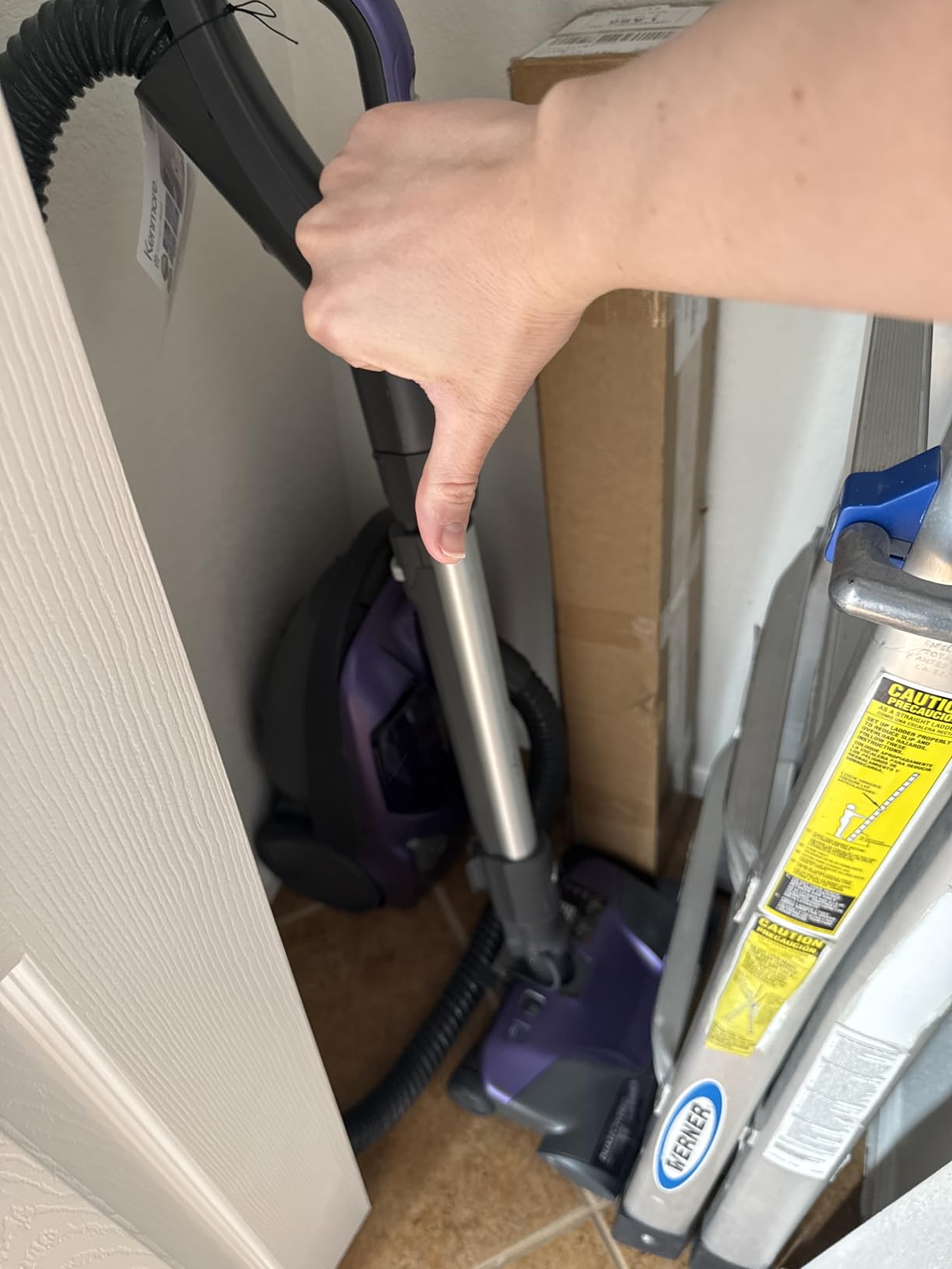 Kenmore 600 Series Pet Friendly Bagged Canister Vacuum | Lightweight, Pet PowerMate, Pop-N-Go Brush, 2 Motors, HEPA Filter, Aluminum Telescoping Wand, Retractable Cord - 81615 customer photo 2
