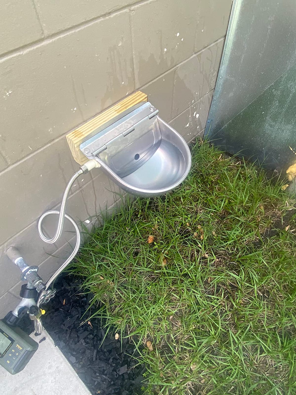 304 Stainless Steel Automatic Livestock Waterer with Float Valve and 39 inch Water Hose, Automatic Animal Water Bowl for Dogs, Horse, Calf, Chicken, Goat, Livestock Horse Waterer Dispenser customer photo 1