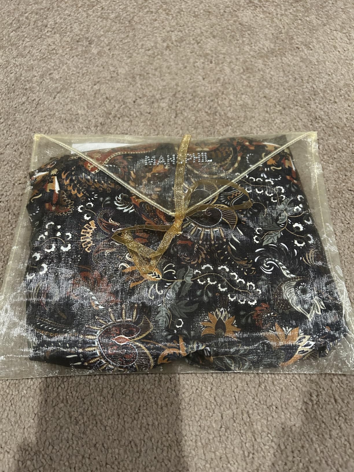 MANSPHIL Navy Blue Galaxy Mulberry Silk Pillowcase Queen Size, Print Pattern, 22 Momme 100% Silk Pillow Cases Cover Zipper Closure, 20x30 customer photo 2