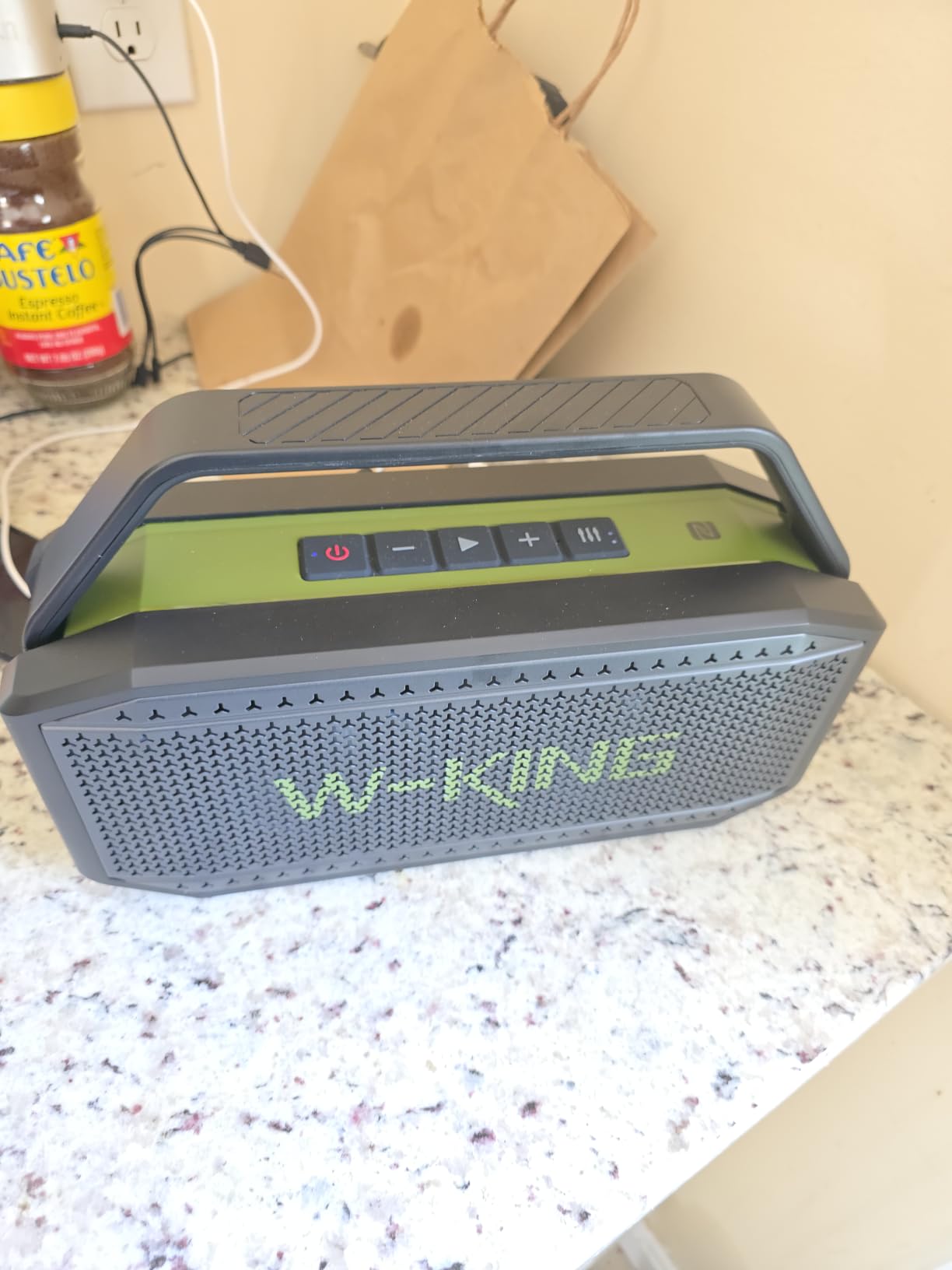 W-KING Bluetooth Speaker, 100W Peak Outdoor Portable Loud Speakers Wireless, 108dB IPX7 Waterproof Floating Rugged Boombox, 60W Party Large Speaker Subwoofer, 40H, EQ, TF, AUX customer photo 1