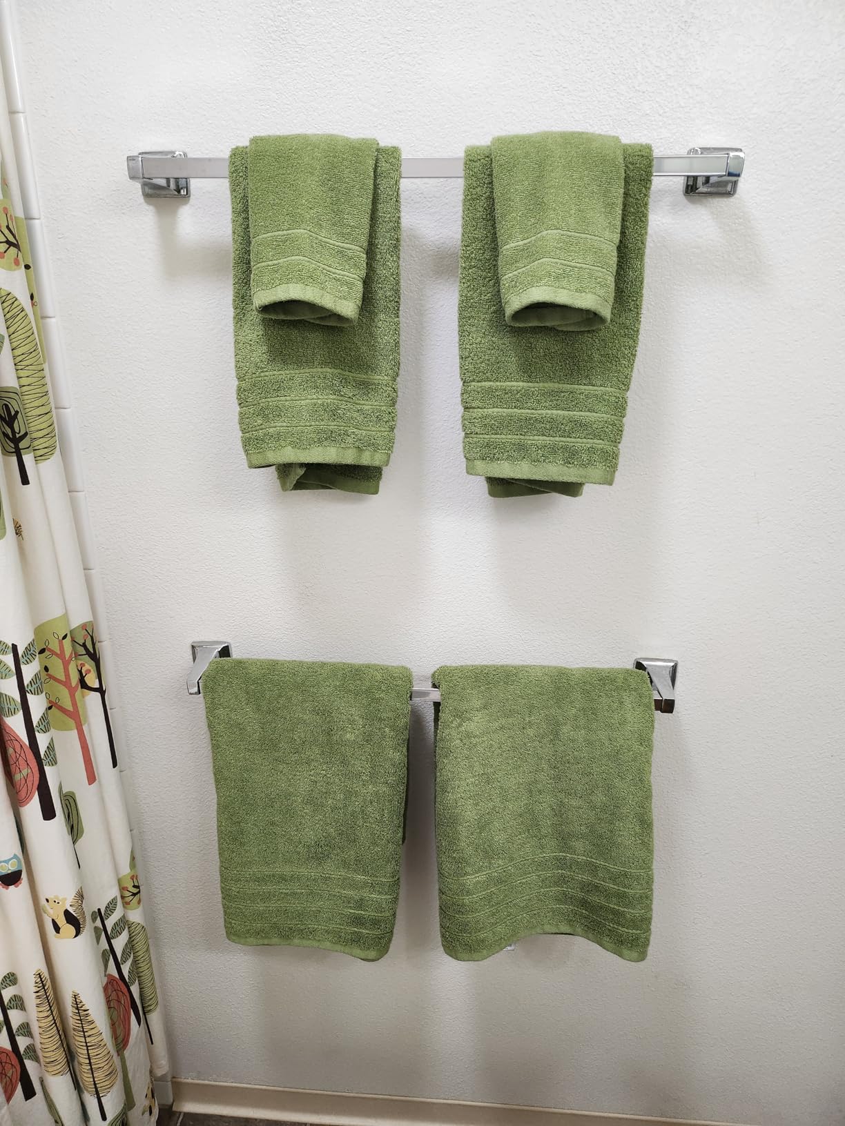 Tens Towels Pack of 8 Towels Set, 2 Extra Large Bath, 2 Hand, 4 Washcloths, 100% Cotton, Lighter Weight, Quicker to Dry, Super Absorbent, Perfect for Bathroom, Dark Grey customer photo 1