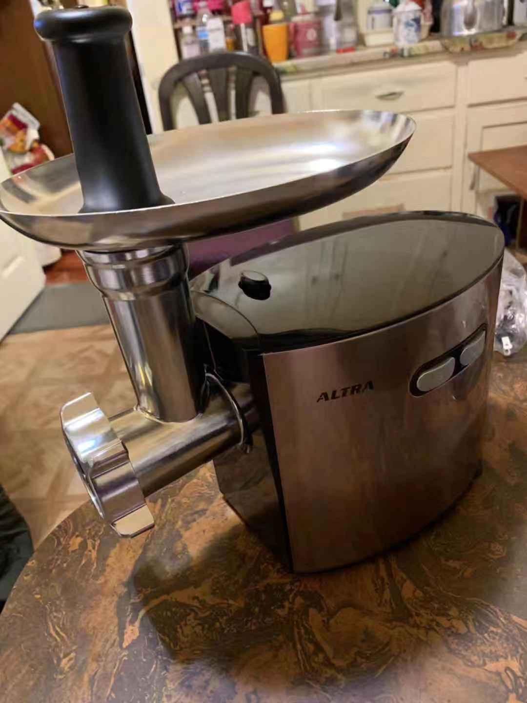 Meat Grinder, 2800W Max Meat Grinder Electric, ETL Approved Heavy Duty Meat Mincer Machine with 2 Blades, 3 Plates, Sausage Stuffer Tubes & Kubbe Kit for Home Kitchen Use customer photo 1