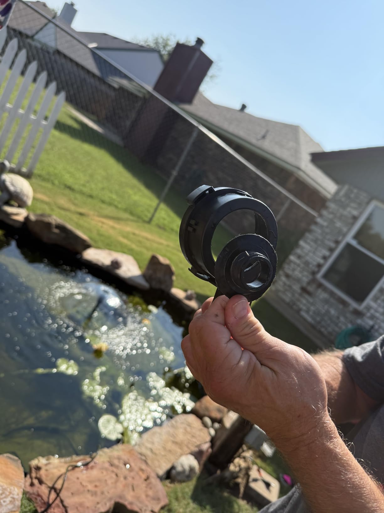 WaterRebirth 100W 1700 GPH Pond Pump, Ultra Quiet Heavy Duty Submersible Water Pump for Koi Ponds, Fountains, Aquariums & Waterfalls, 20.3 ft Power Cord, UL Listed customer photo 1