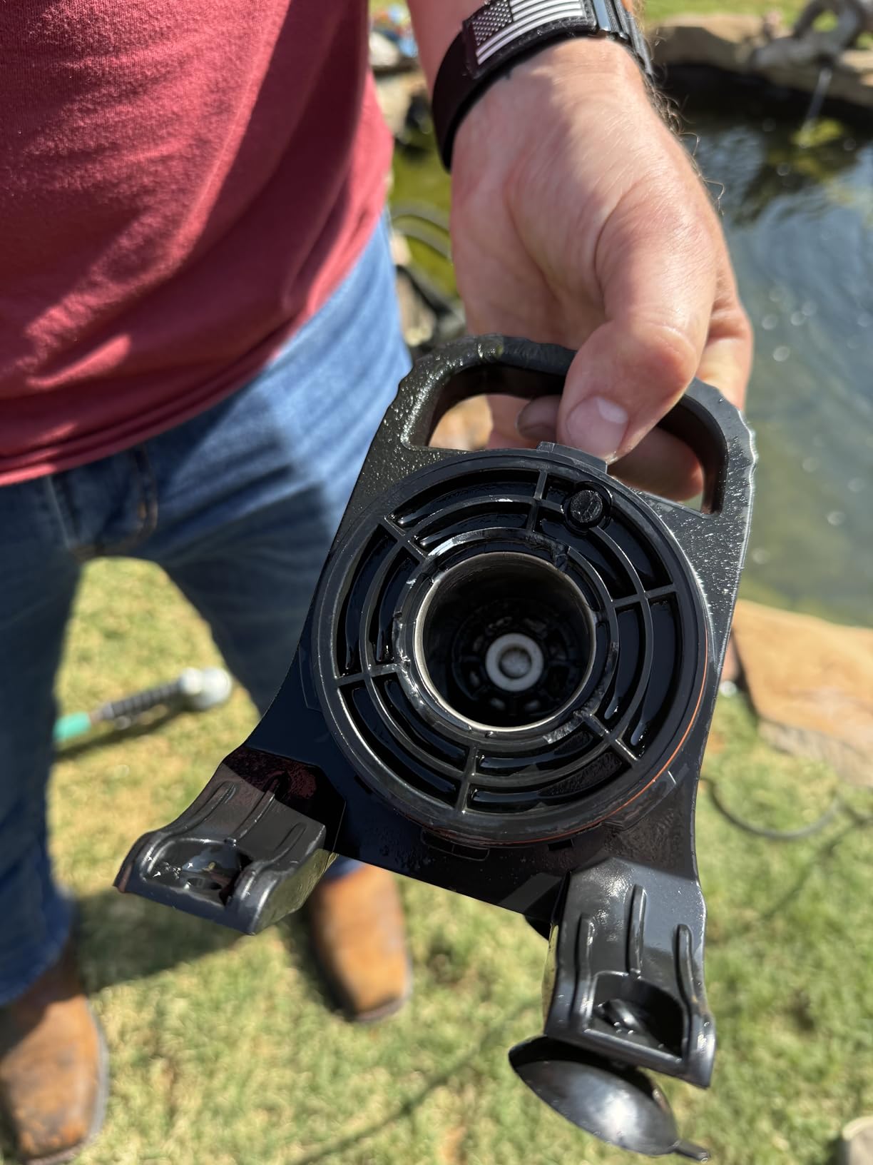 WaterRebirth 100W 1700 GPH Pond Pump, Ultra Quiet Heavy Duty Submersible Water Pump for Koi Ponds, Fountains, Aquariums & Waterfalls, 20.3 ft Power Cord, UL Listed customer photo 2