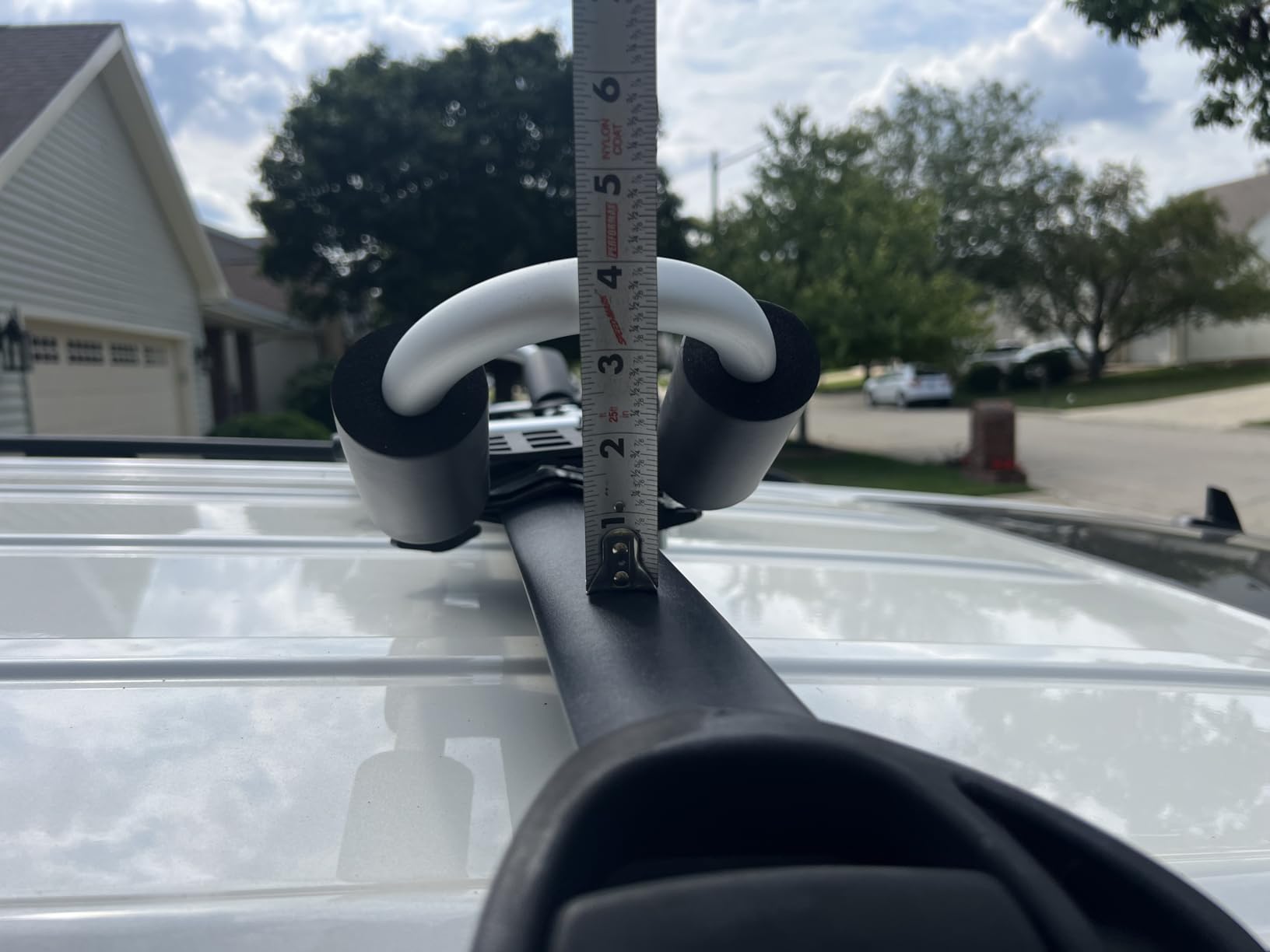 ARTIPOLY Kayak Roof Rack for 2 Kayaks, 4-in-1 Multifunction Bilateral Kayak & Canoe Car Racks J-Bar with Paddle Holder for Easy Mount Kayak/Surf/Ski/Canoe/SUP on SUV, Car and Truck Crossbar customer photo 1