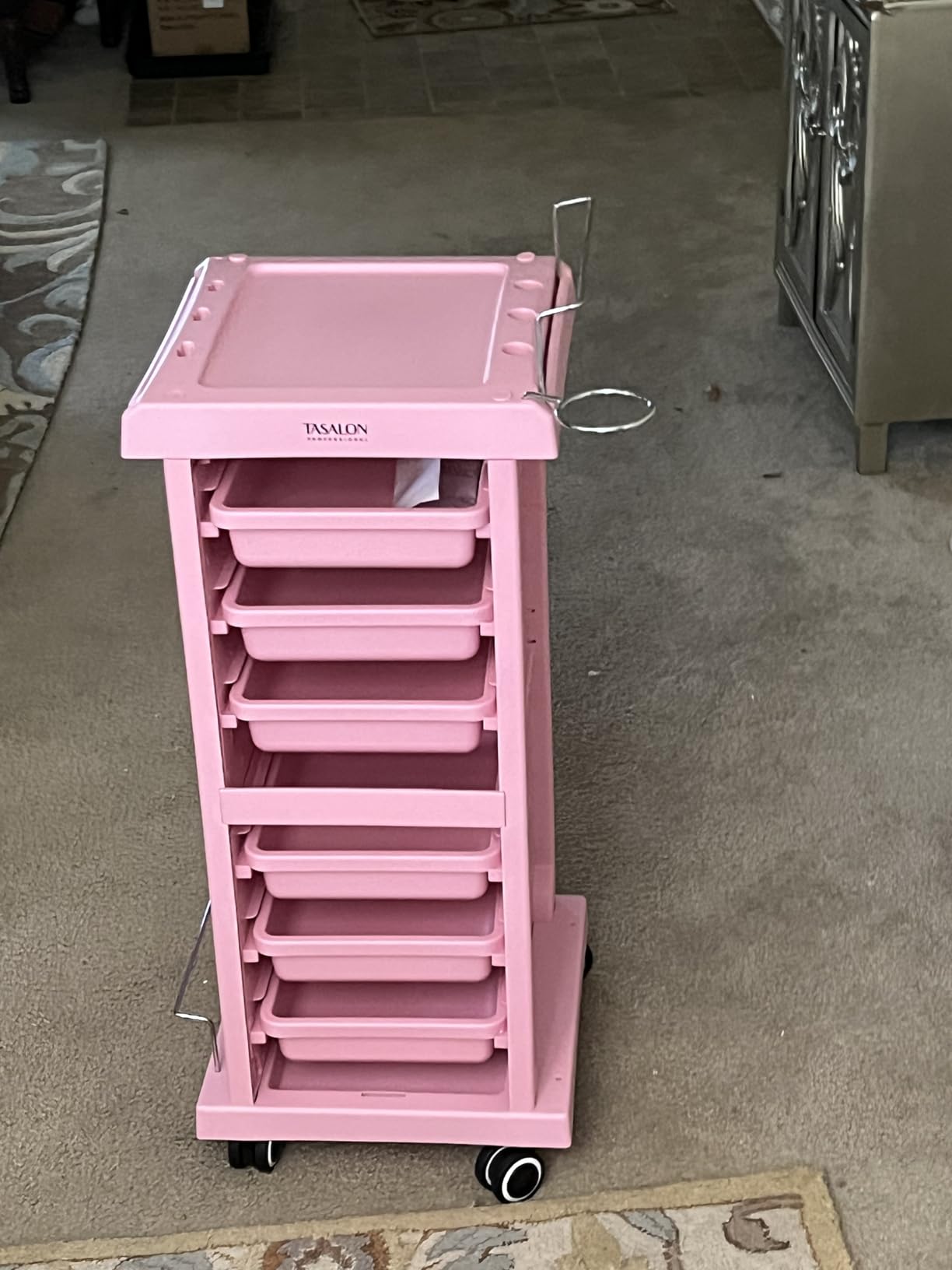 TASALON 6-Tray Multipurpose Rolling Salon Storage Cart customer photo 1