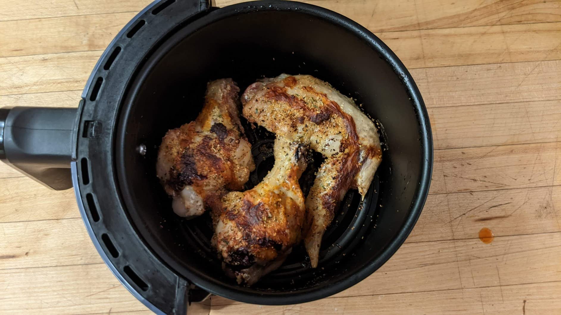 Elite Gourmet 1.1Qt Personal Air Fryer, 1000W, Oil-Less, Compact Design | Timer, Temp Control, Space-Saving, EAF1121 customer photo 2