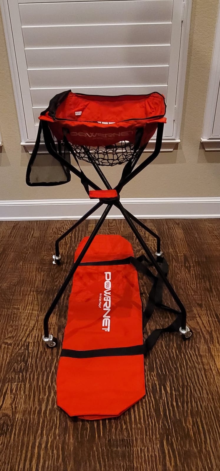 PowerNet Baseball Softball Portable Ball Caddy, Holds Bucket of Baseballs, Softballs, Tennis Balls, Use During Batting Practice Training and Drills customer photo 1