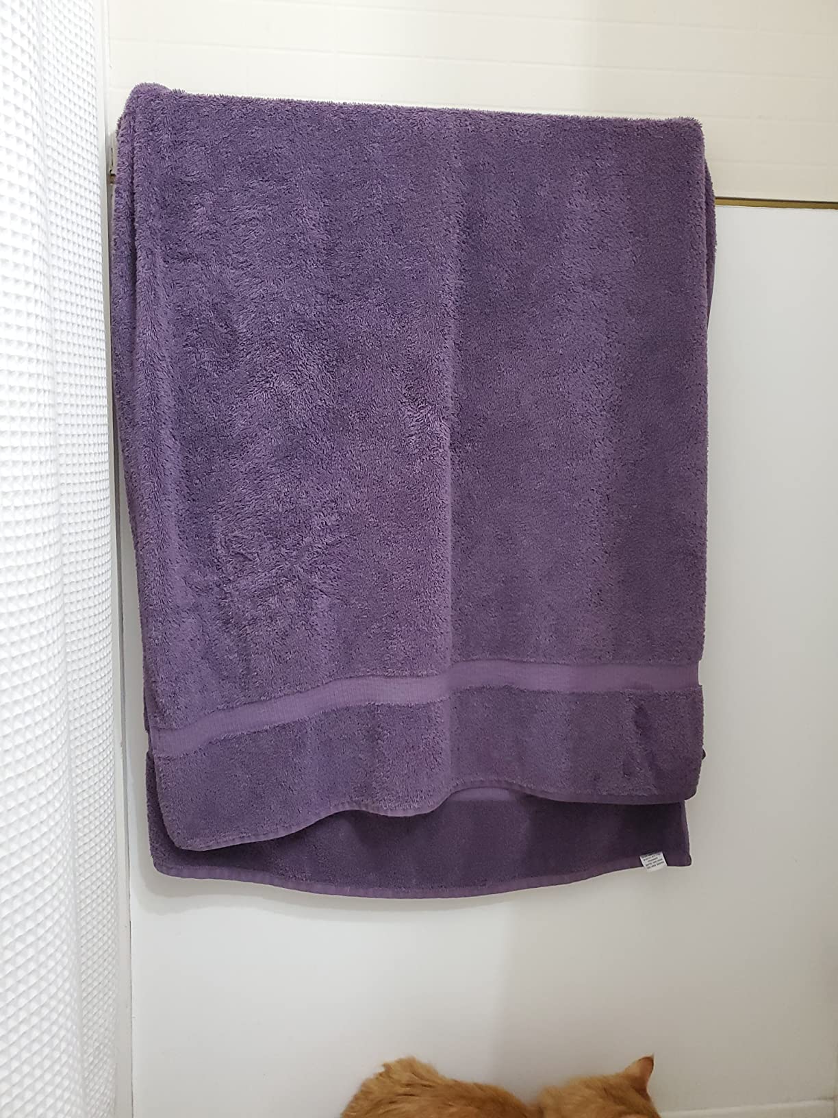 Chakir Turkish Linens, 100% Cotton Premium Quality Turkish Bath Sheets (35''x70'' Large Bath Sheet Towels - Wedgewood) customer photo 2