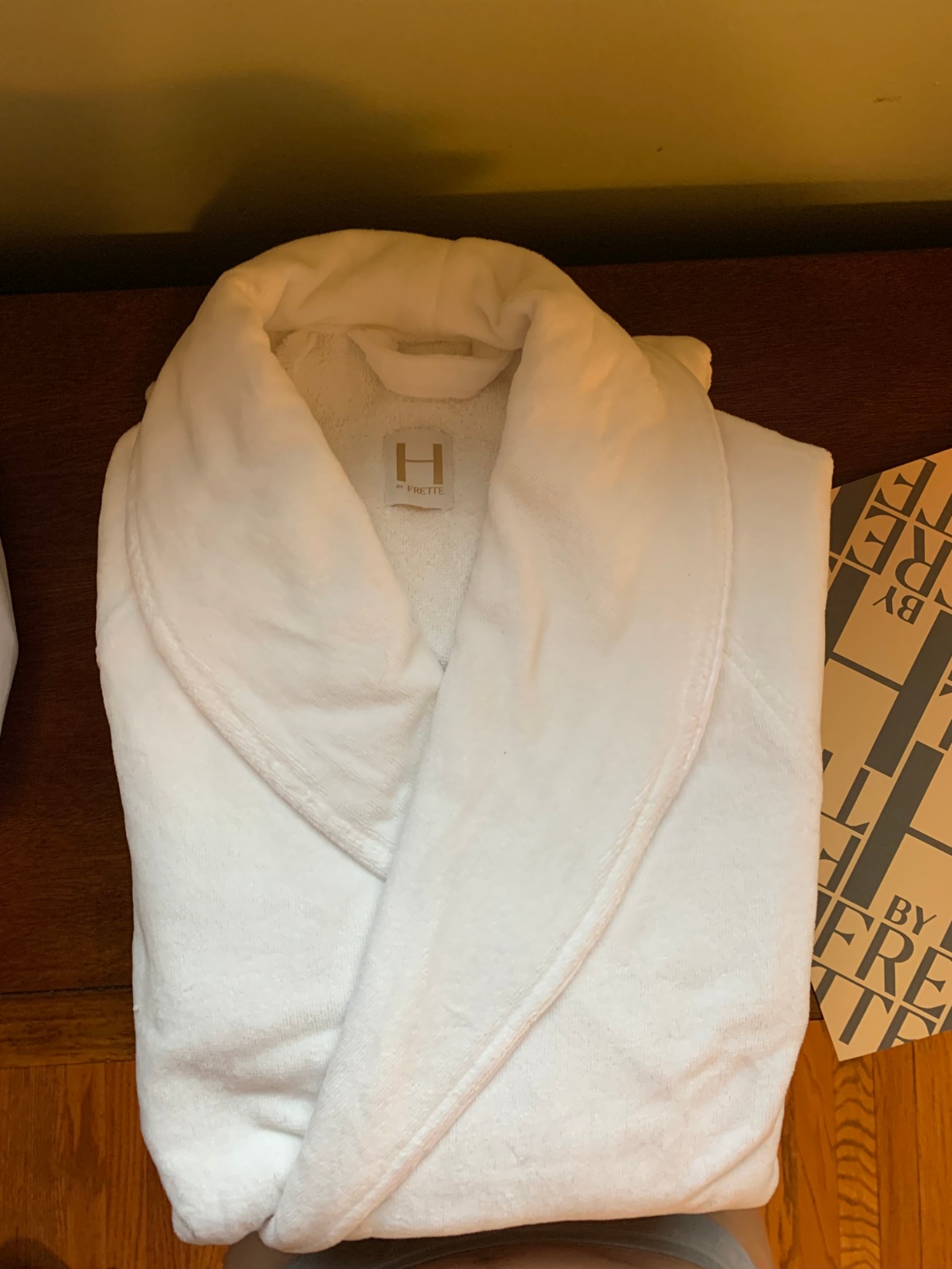 Shawl Collar Bathrobe with Piping customer photo 2