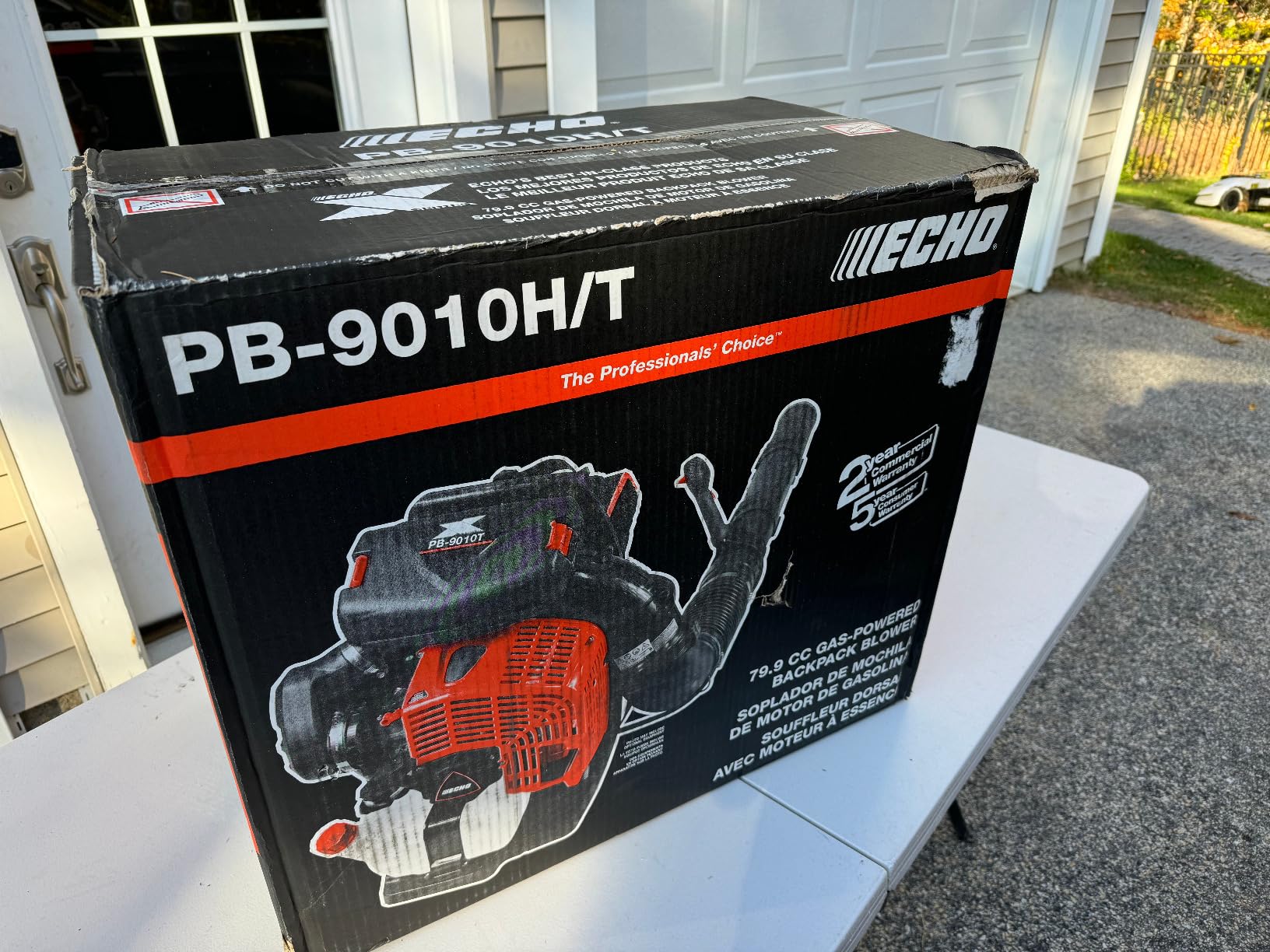 Echo 220 MPH 1110 CFM 79.9 cc Gas 2-Stroke X Series Backpack Blower with Tube-Mounted Throttle PB-9010T customer photo 1