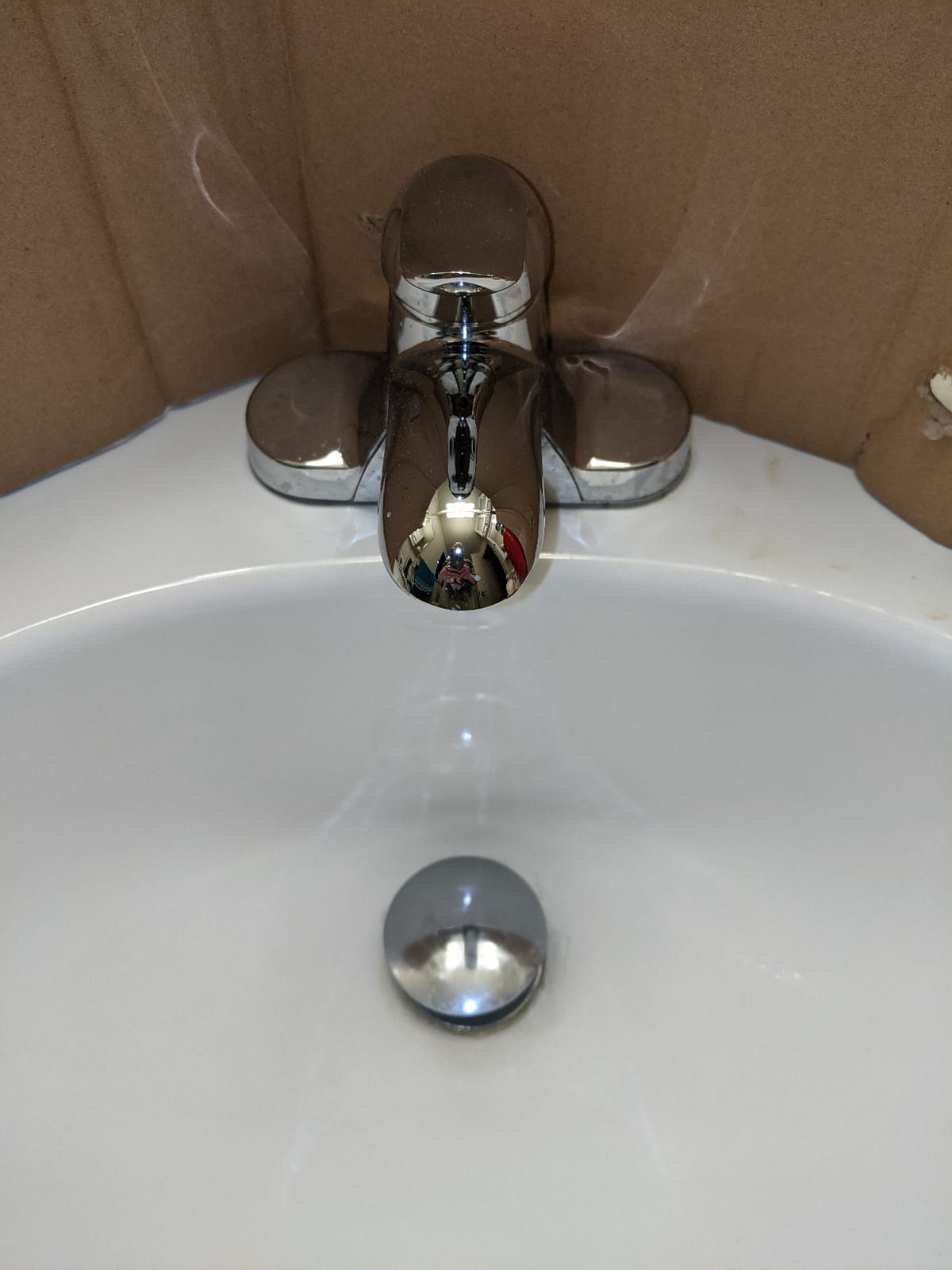 Delta Arvo Brushed Nickel Bathroom Faucet 1 Hole, Single Hole Bathroom Sink Faucet for Vanity, Push-Pop Drain Assembly, Spotshield Stainless 15840LF-SP customer photo 2