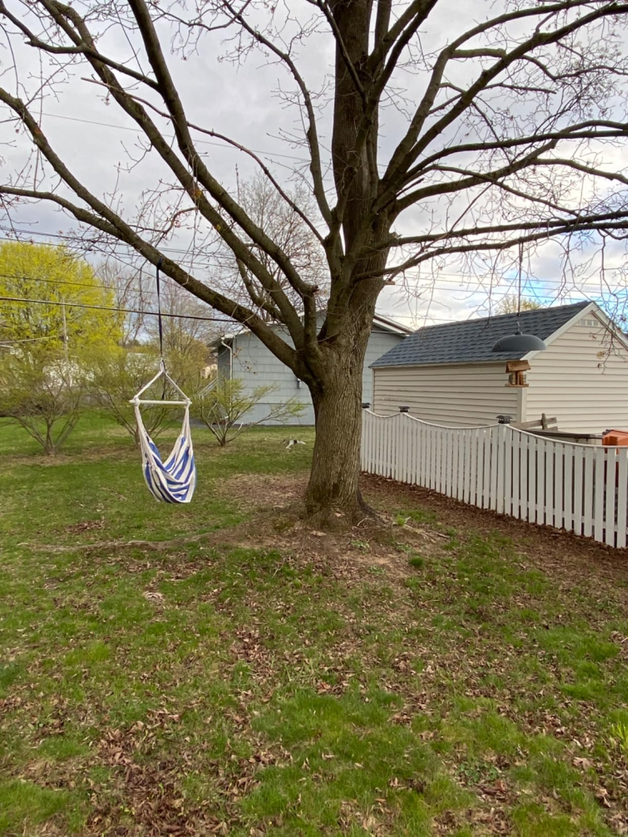 ADVOKAIR Hammock Chair Swing 500lbs Steel Bar Multi-Size Bedroom and Porch, Anti-slip Rings, Adjustable Strap and S-hook, Easy Assembly, Indoor and Outdoor customer photo 1