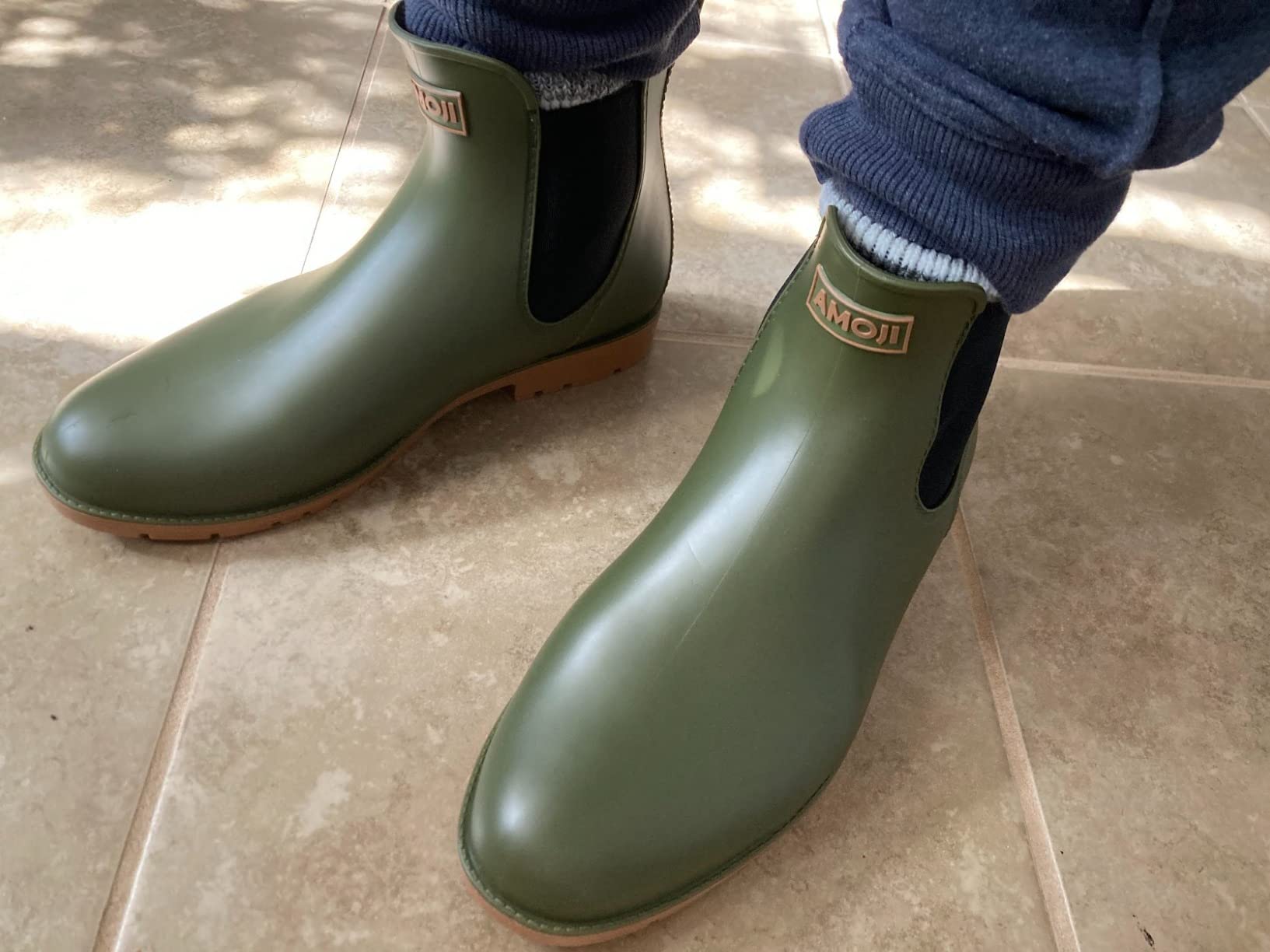 Unisex Ankle Chelsea Rain Short Rubber Boots 919 customer photo 1
