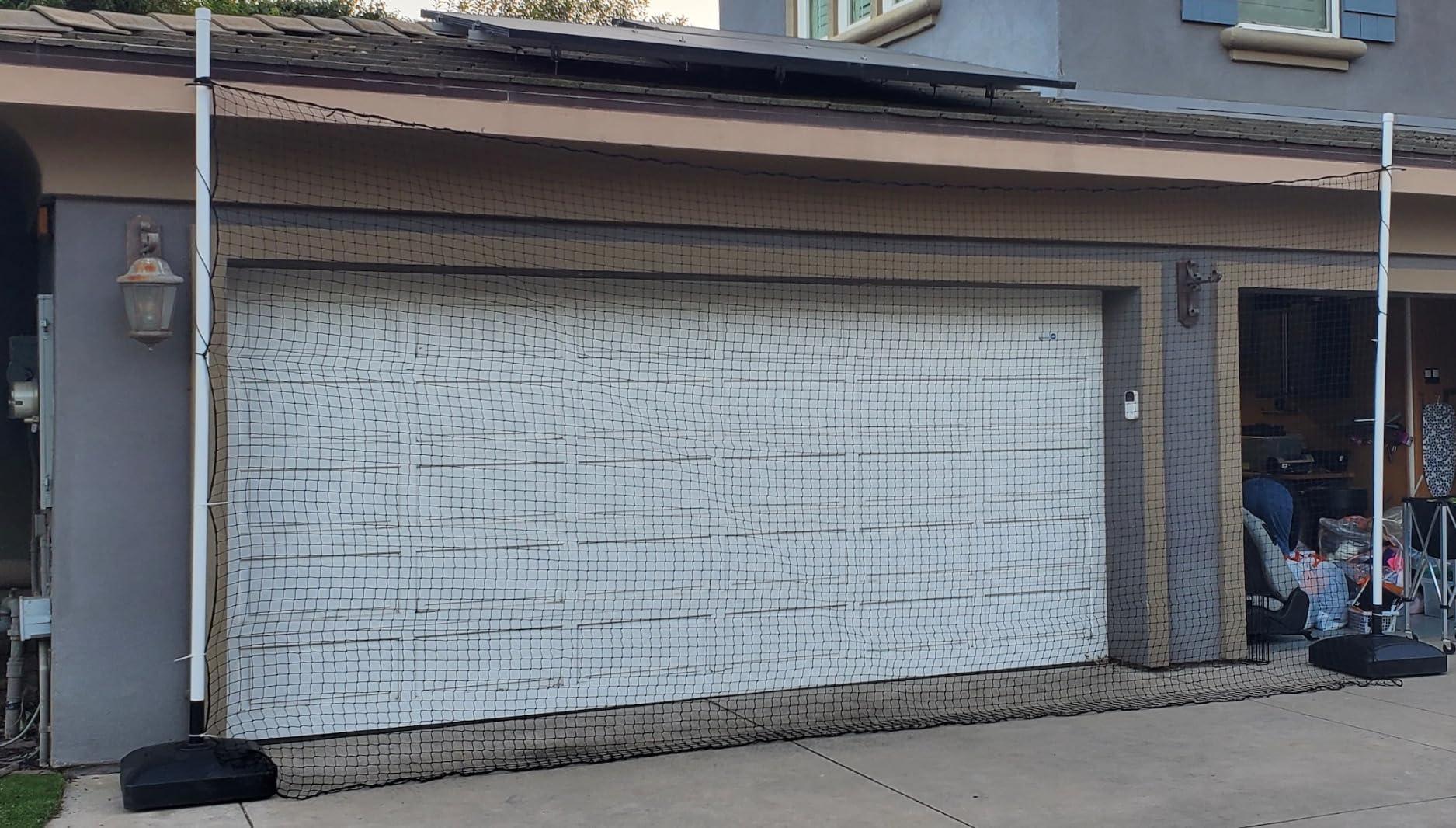 Baseball Softball Backstop Nets, Heavy Duty Sports Netting Barrier #18 Nylon Baseball Netting 10'x20'/10'x30' (Net Only) customer photo 1
