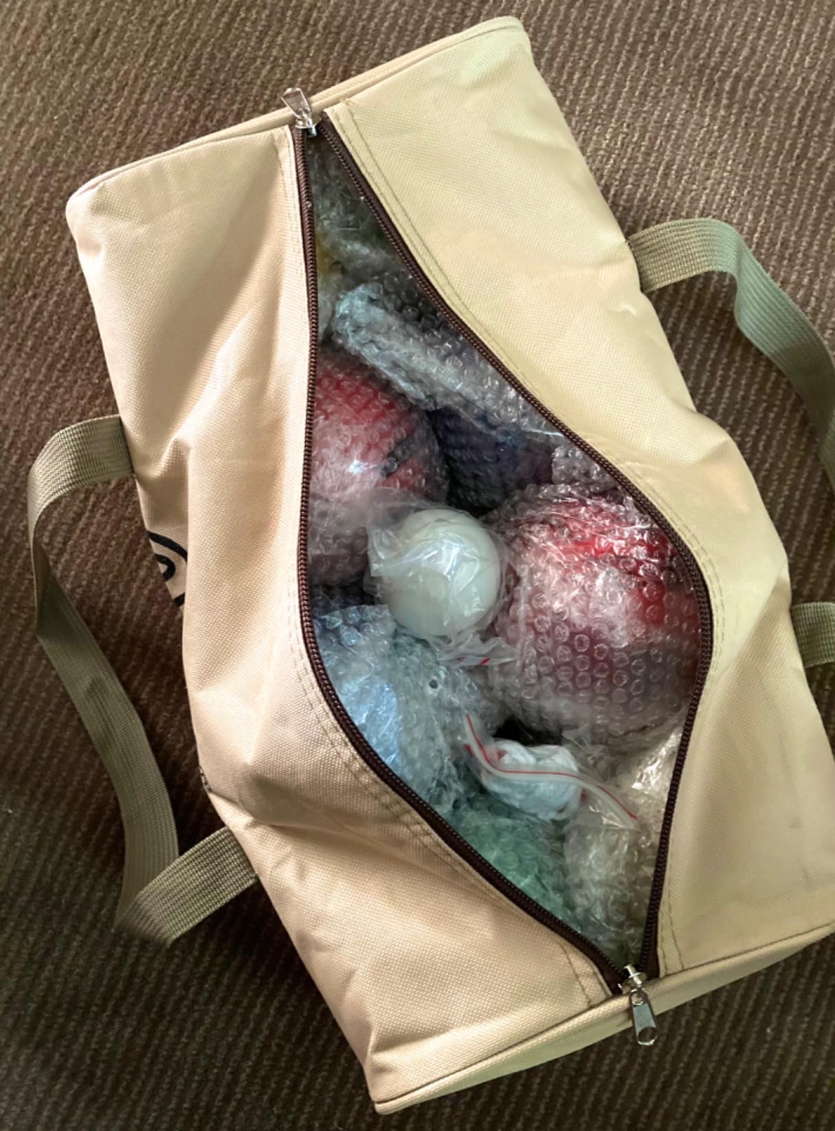 100mm Bocce Ball Set Regulation Size and Weight with 8 Resin Bochie Balls, Pallino, Carrying Bag, Measuring Rope customer photo 2