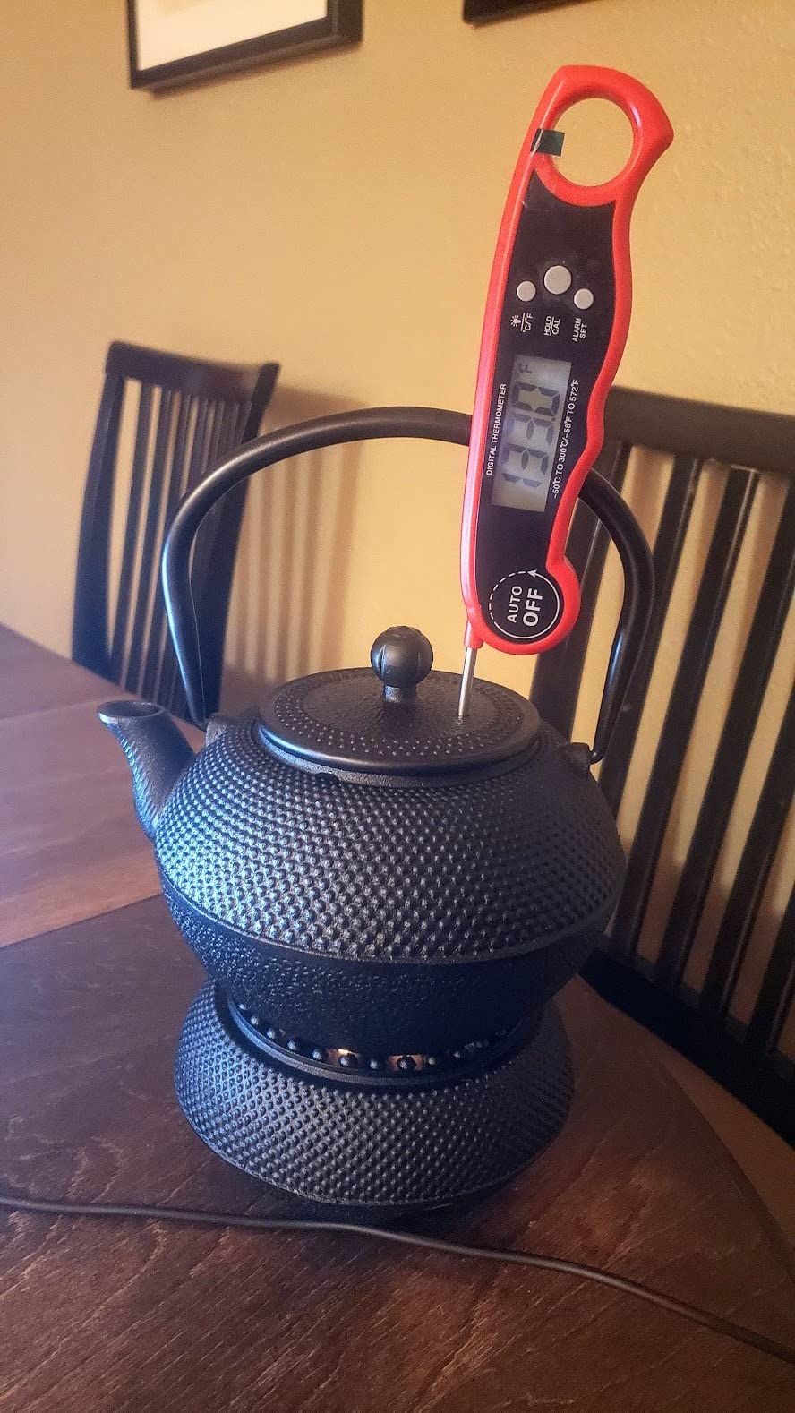Velaze Cast Iron Teapot Set with Infuser, Japanese Style, 2 Cups, 700ML, 23oz customer photo 2