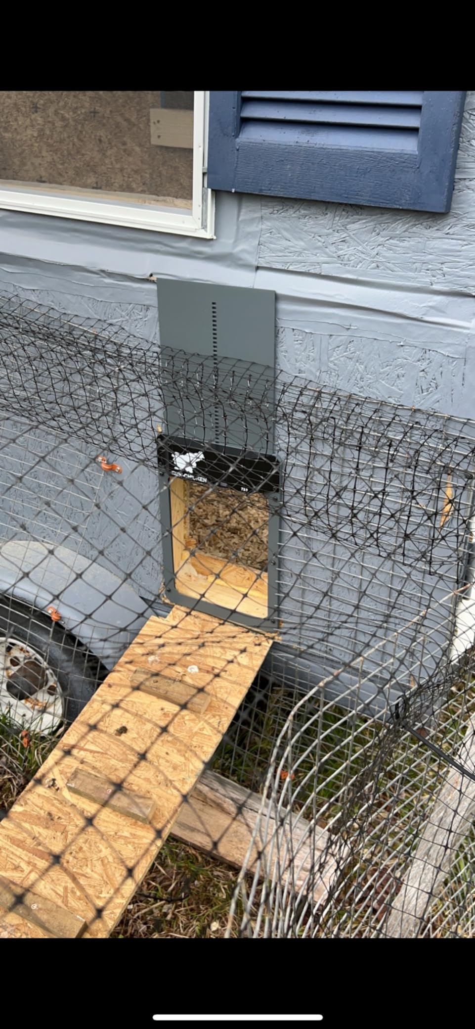 RUN-CHICKEN Door T50 - Automatic Chicken Coop Door Opener, Battery Powered & Weatherproof Aluminum, Smart App & Timer Control, Predator Proof, Easy Install, Reliable All-Season Performance (Gray) customer photo 2