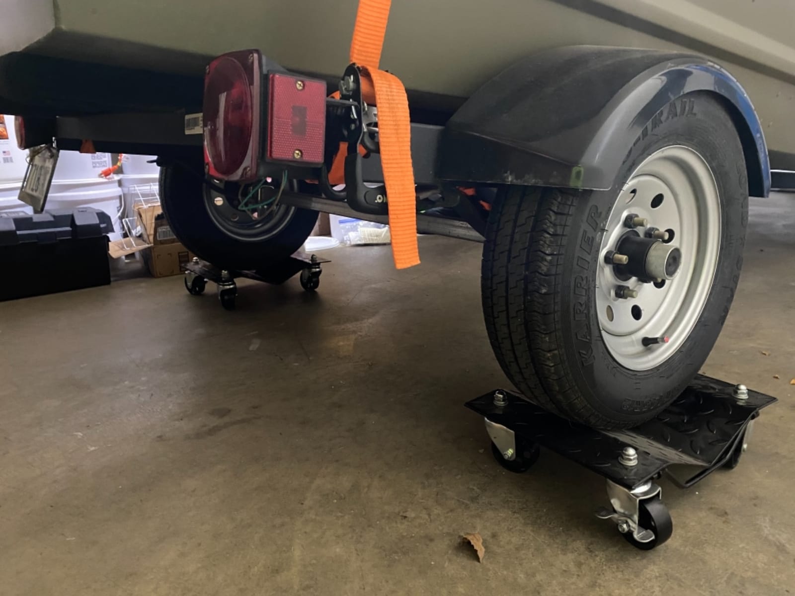 WEN 73017T 3000-Pound Capacity Vehicle Dollies with Brakes, Two Pack, Black customer photo 2