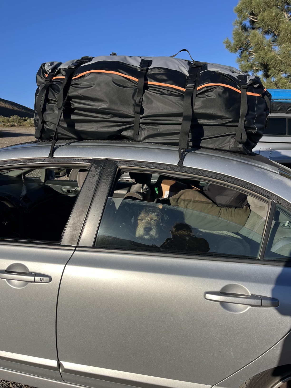 23 Cubic Feet Roof Bag - Military-Grade 840D PVC Waterproof Rooftop Cargo Carrier customer photo 2