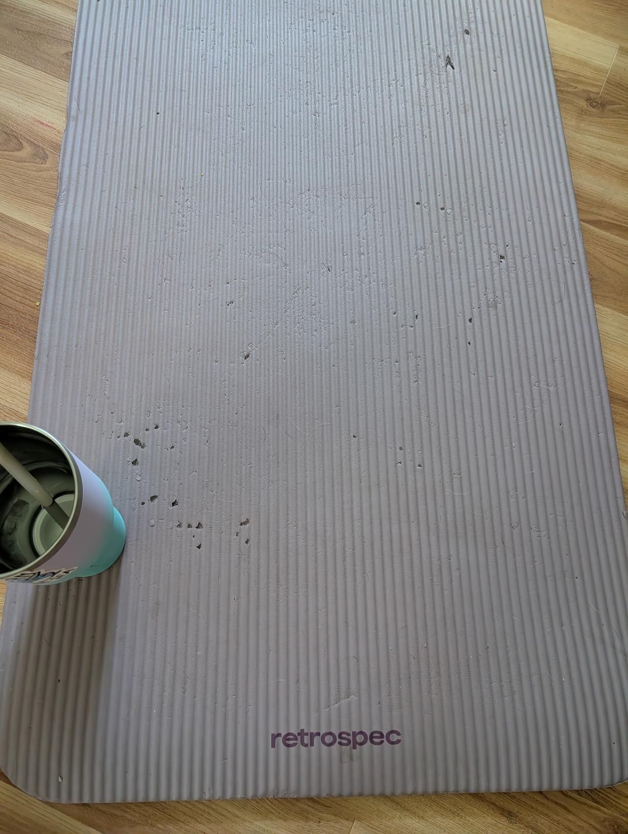 Retrospec Solana Yoga Mat Thick 1/2in Non-Slip Workout Mat with Nylon Strap - 72x24in Exercise Mat for Pilates, Stretching & Fitness customer photo 1
