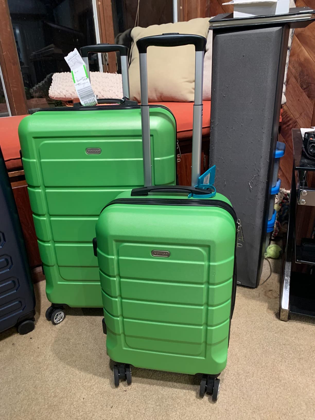 PRO G-Series Luggage Sets 3pcs 100% PC Durable Expandable Luggage Suitcase with TSA Lock Double Wheels Pink customer photo 2