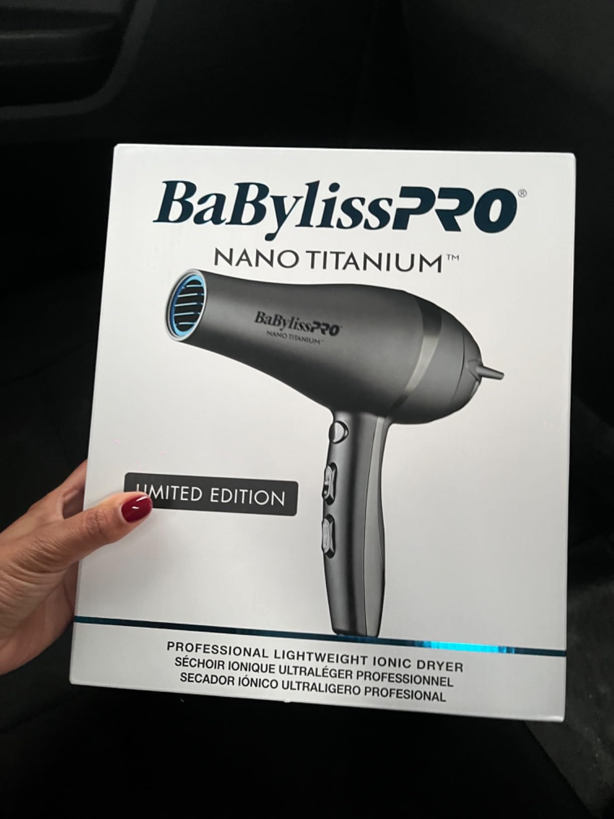 BaBylissPRO Nano Titanium 2000-Watt Blow Dryer with Concentrator Nozzle, Professional Grade Ionic Corded Styling Tool for Hair customer photo 1