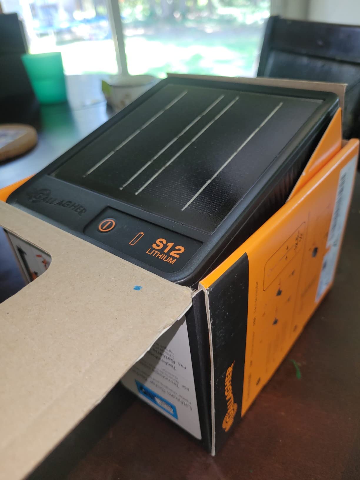 Gallagher S12 Solar Fence Charger | Solar Electric Fence Energizer | 4 Miles of Protection customer photo 1