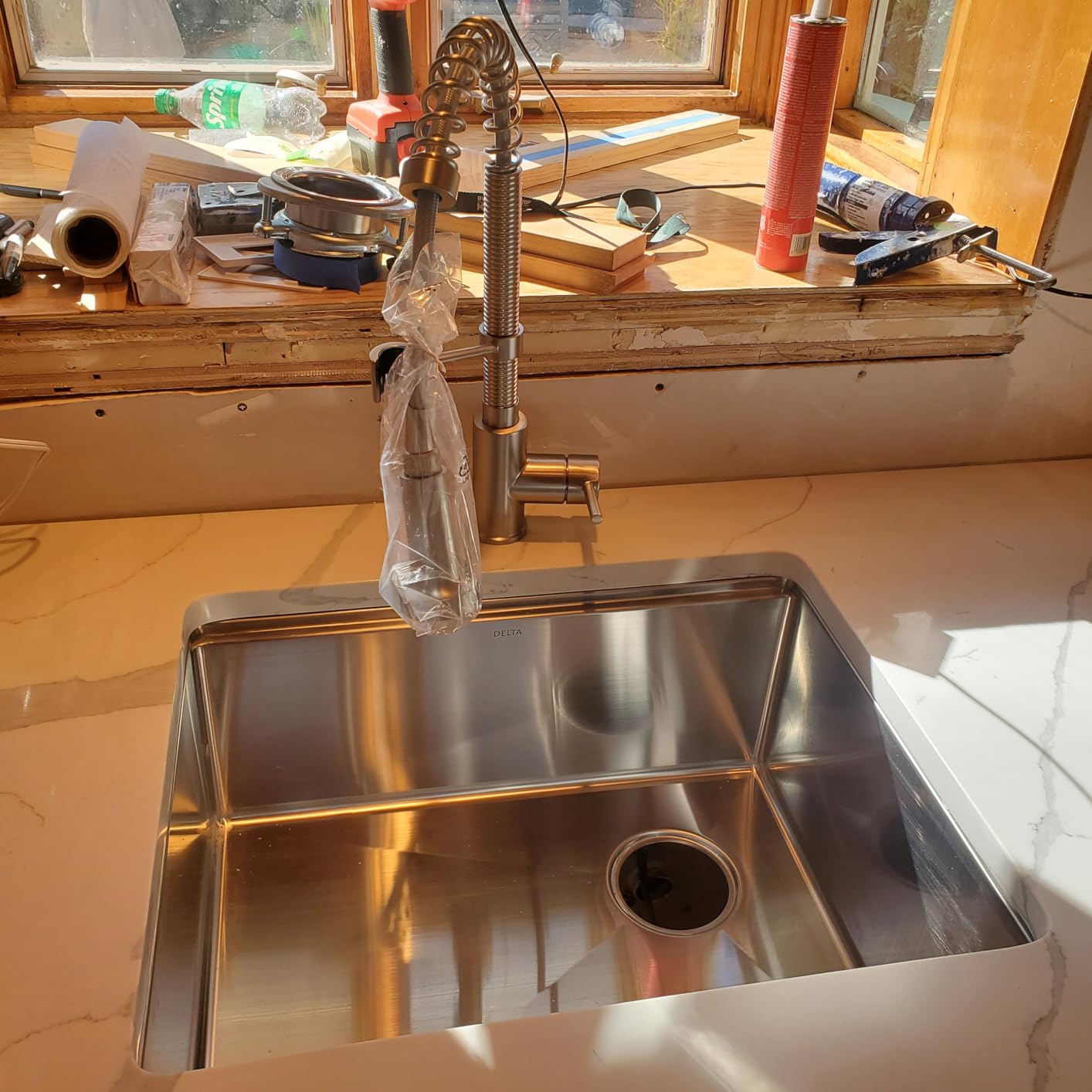 DELTA FAUCET 95B932-32S-SS Lorelai Workstation Kitchen Sink Undermount Stainless Steel Single Bowl with WorkFlow Ledge and Chef's Kit of 6 Accessories customer photo 2