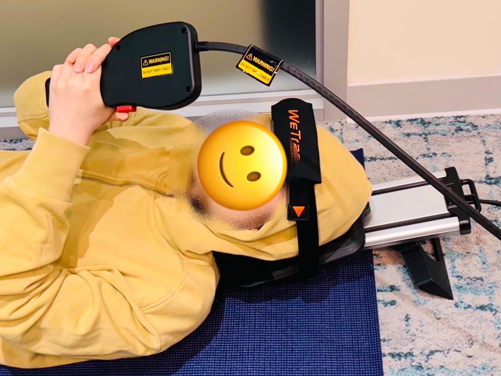 iSTIM WeTrac Cervical Neck Traction Device, Relaxer and Stretcher, Pain Relief for Spinal Decompression, Relieving Pinched Nerves, and Cervical Pain, Home Use, with Travel Bag customer photo 1
