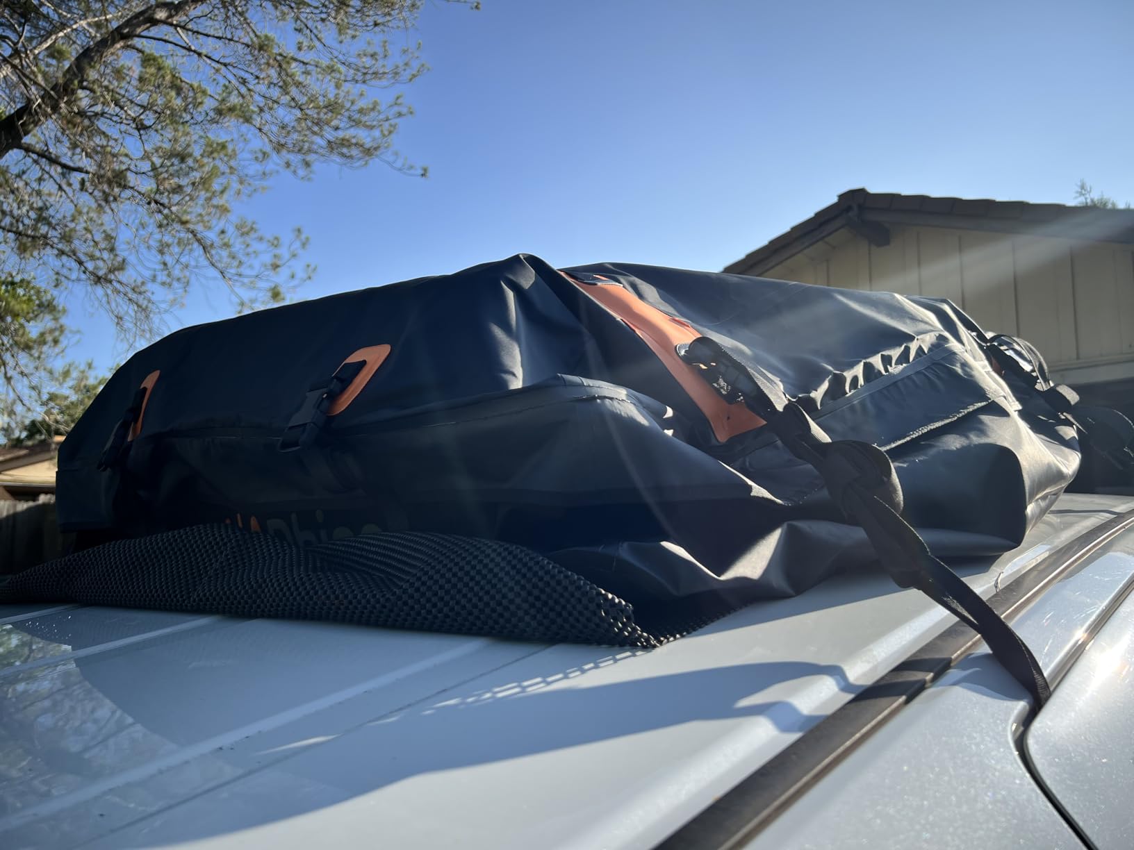 Car Roof Bag - Car Rooftop Cargo Carrier Bag - 19 Cubic Ft Waterproof customer photo 2