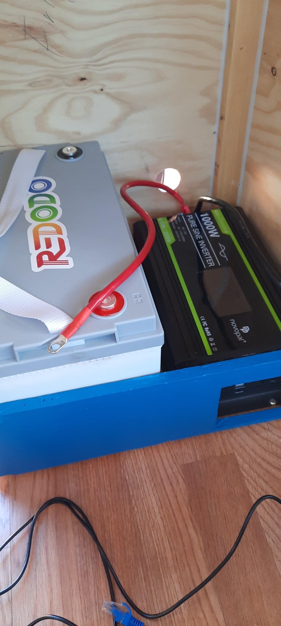 Redodo 12V 100Ah LiFePO4 Battery, Group 31, for RV, Marine | 100A BMS, 1280Wh, 4000+ Deep Cycles, IP65 Waterproof, 4P4S, 10 Years Lifespan, for Trolling Motor, Solar, Camping customer photo 1