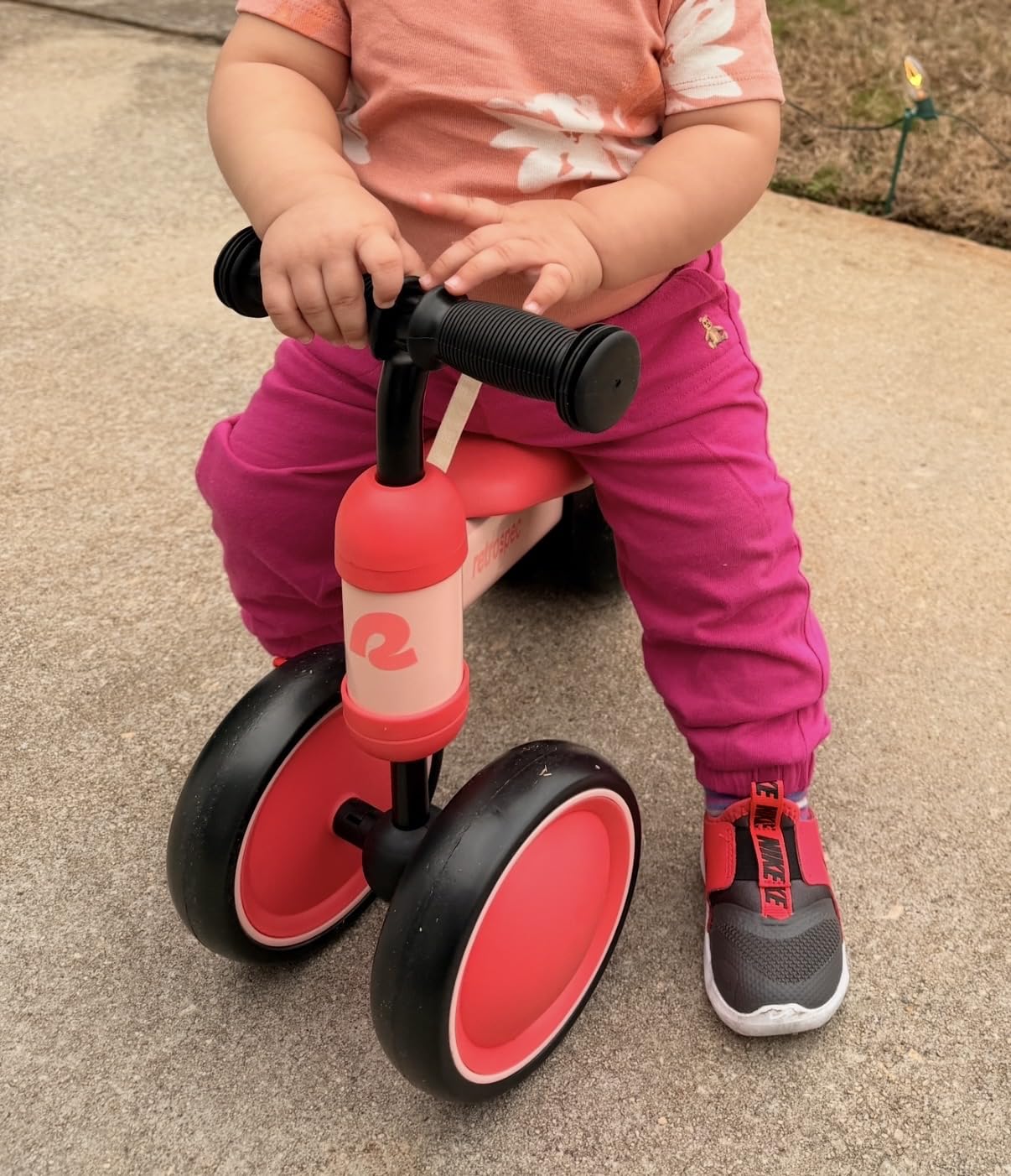 Retrospec Cricket Baby Balance Bike, 4-Wheel Ride-On Toy for Ages 12-24 Months - First Bike & Toddler Bike for 1 Year Old Boys & Girls, First Birthday Gift customer photo 1