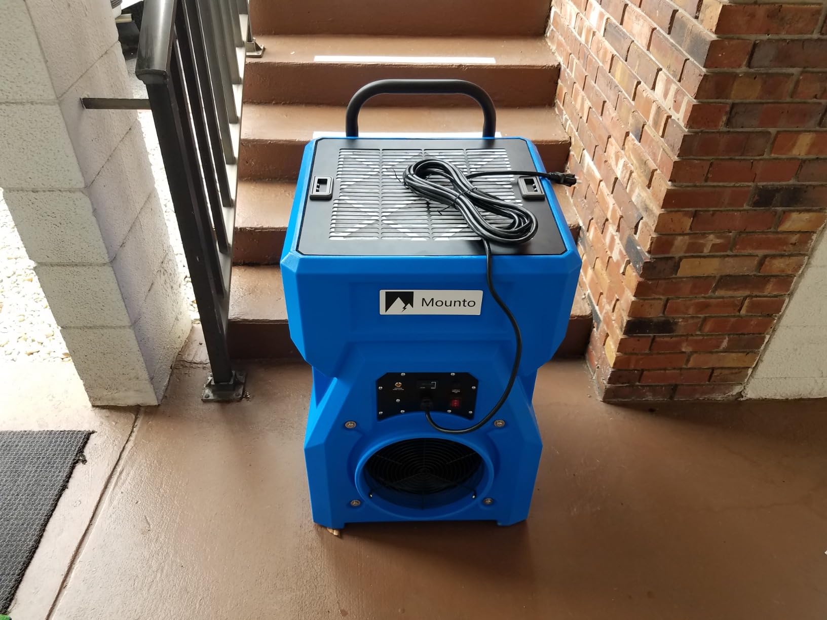 MOUNTO 1000cfm Portable Industrial Air Purifier Negative Air Scrubber - Powerful 1HP Motor, True HEPA Filter, 2-Speed, Handle and wheels 3-Year Warranty customer photo 1