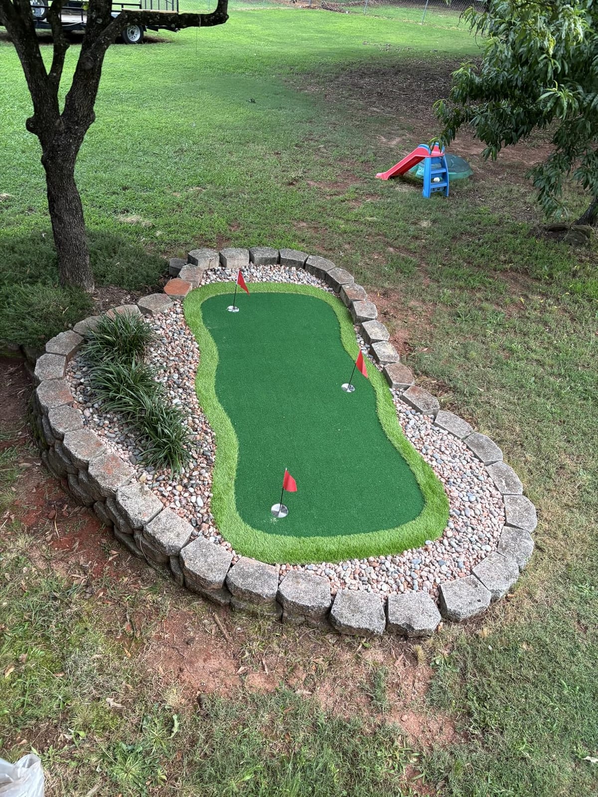 Golf Putting Green, Practice Putting Green Mat, Large Professional Golfing Training Mat for Indoor Outdoor customer photo 1