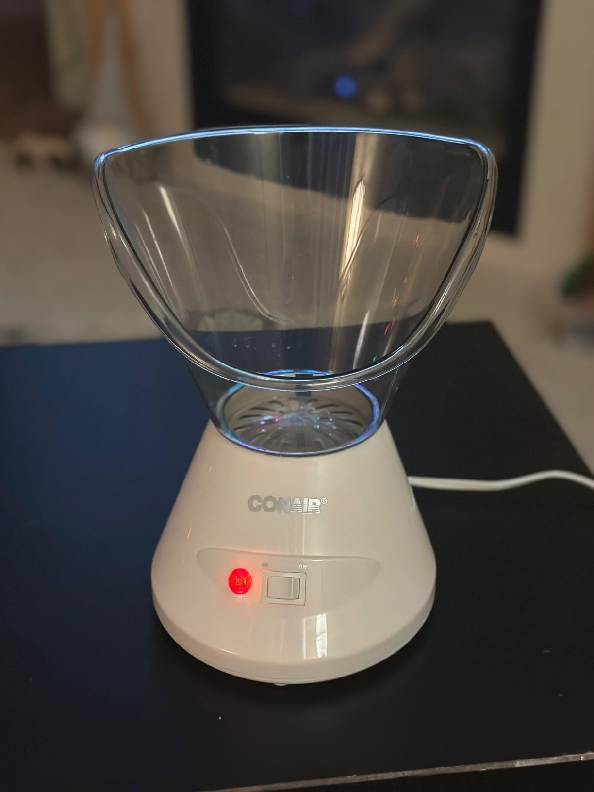 True Glow by Conair Moisturizing Mist Facial Steamer, Warm Steam Face Sauna for Deep Pore Cleansing & Hydration, Home Spa Skin Care System, Model MDF8 customer photo 2