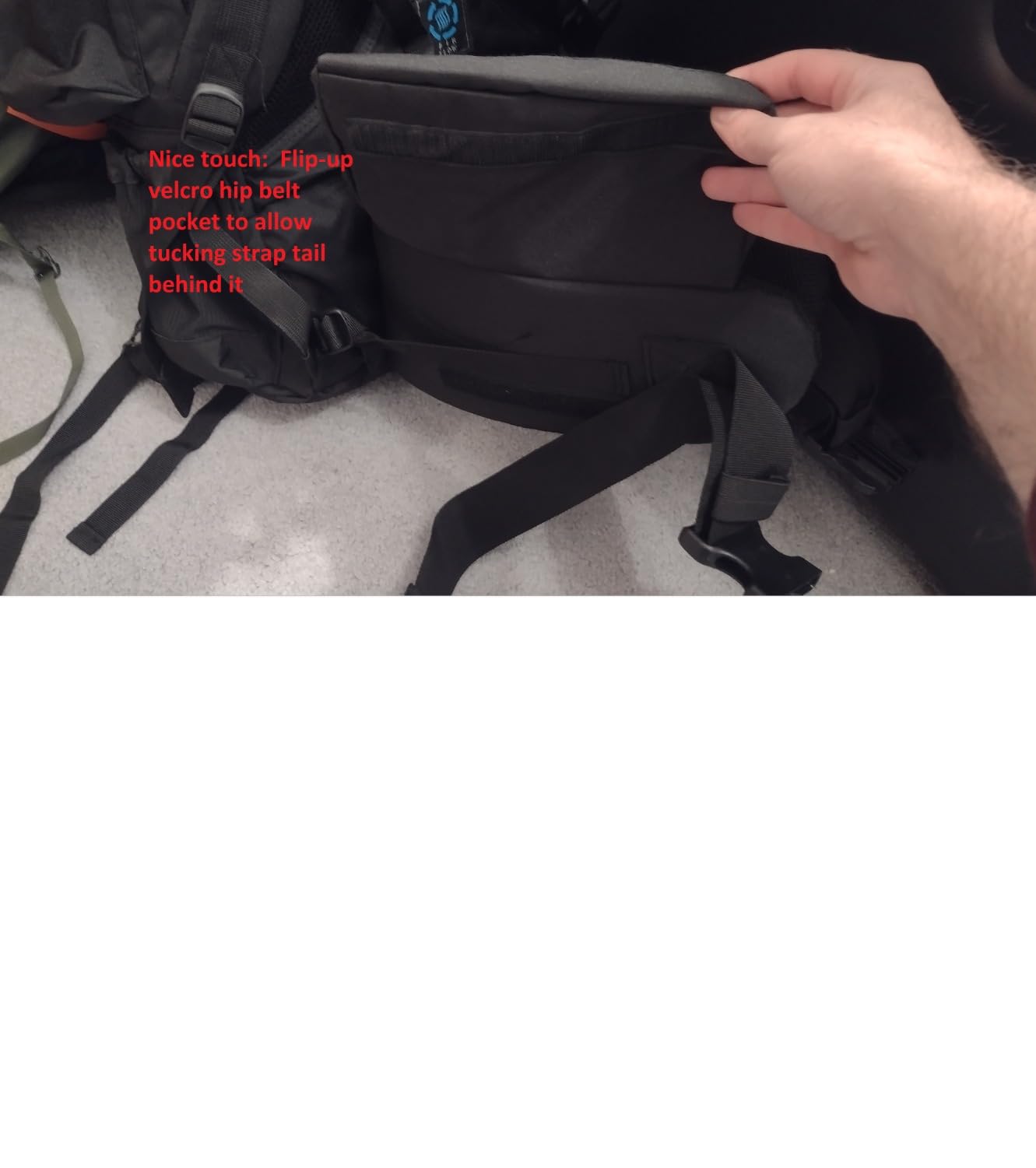 Teton 65L Explorer Internal Frame Backpack for Hiking, Camping, Backpacking, Rain Cover Included, Olive customer photo 1