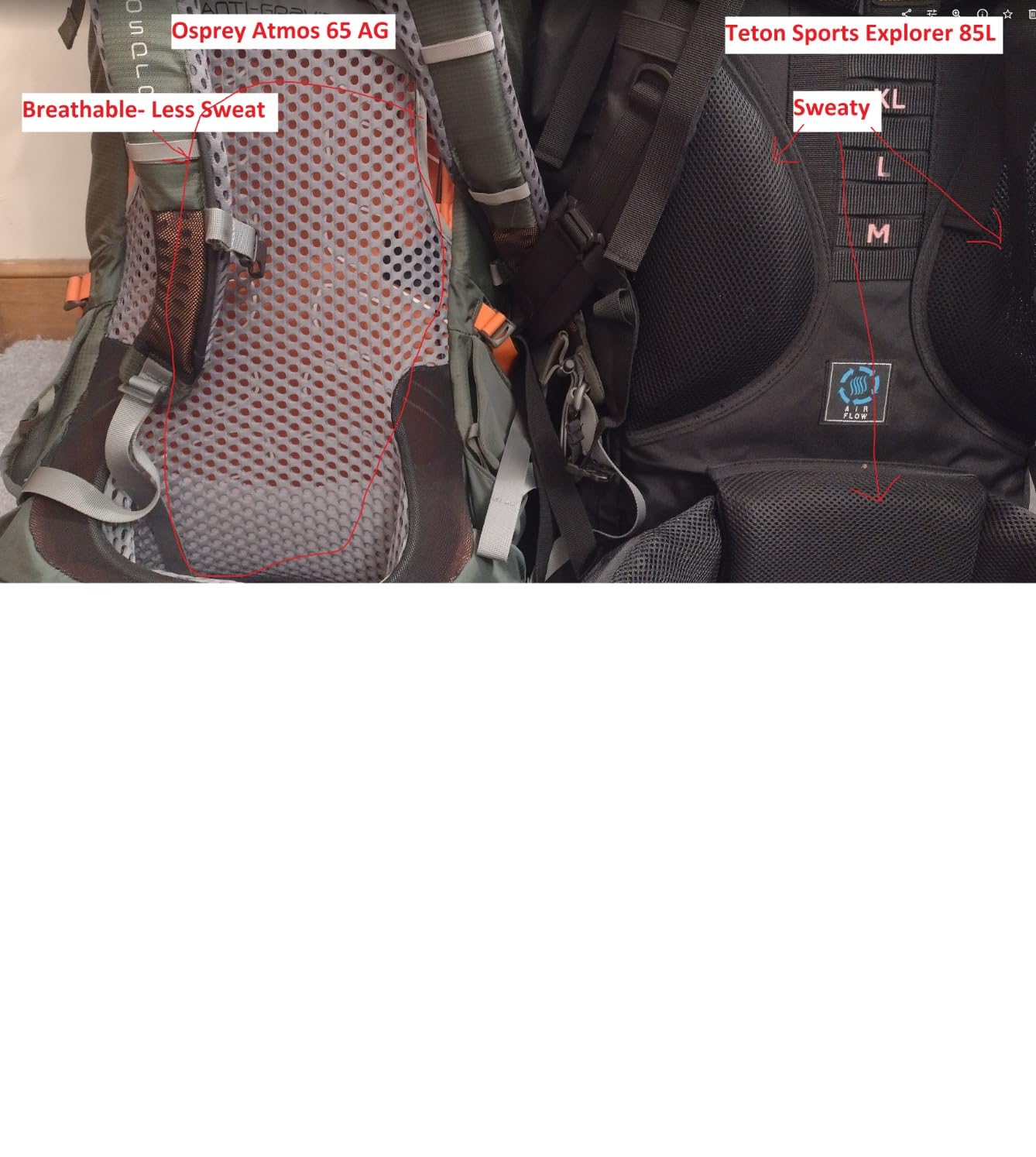 Teton 65L Explorer Internal Frame Backpack for Hiking, Camping, Backpacking, Rain Cover Included, Olive customer photo 2