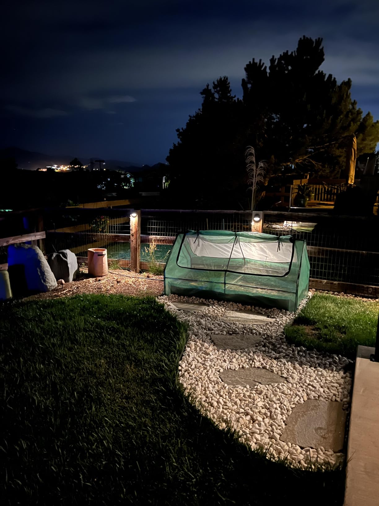 CLOUDY BAY [12 Pack] 3CCT Low Voltage LED Deck Lights Outdoor,2700K/3500K/5000K Selectable,Landscape Step Stair Railing Fence Light Wired,3W,12V-24V AC/DC Deck Lighting Fixtures customer photo 1