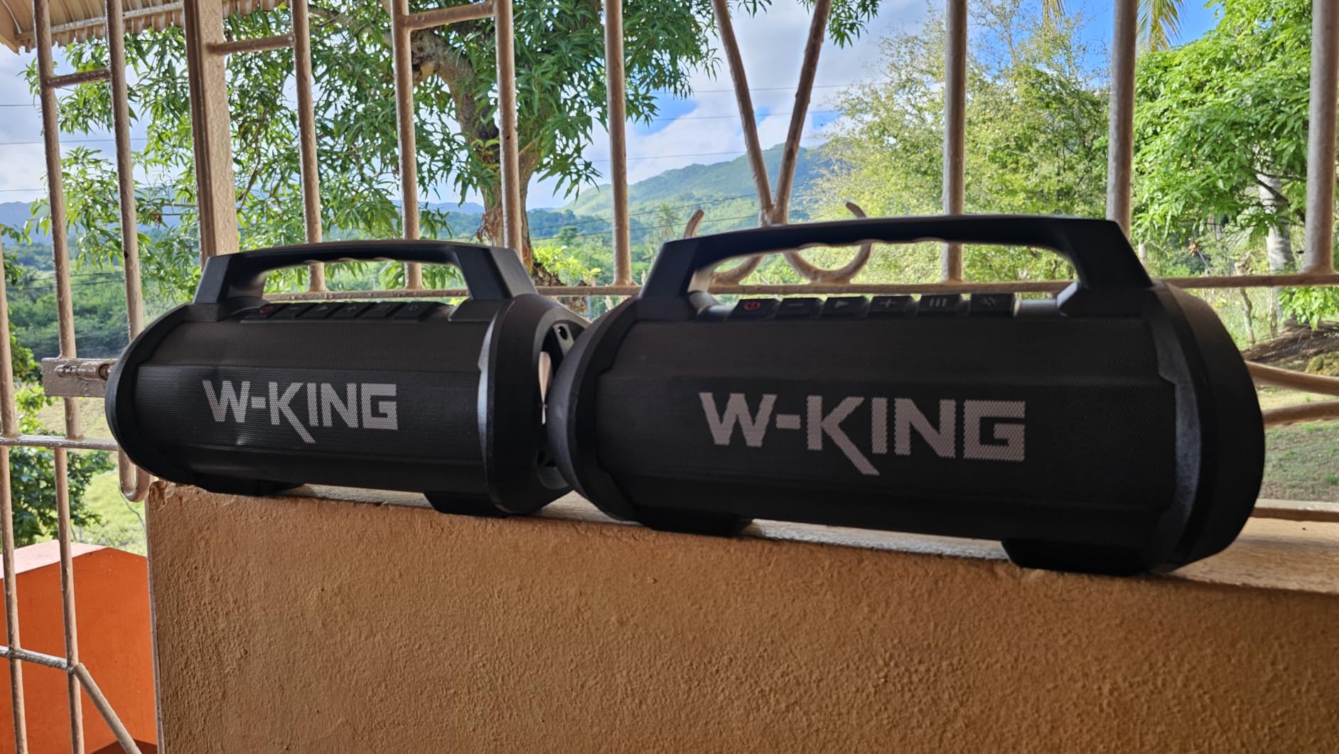 W-KING Portable Bluetooth Speaker, 120W Peak Loud Bass Boombox Outdoor | 70W Subwoofer, Stereo Pair, Deep Bass, 4 Drivers, IPX6, BT5.4, EQ, 42H, RGB, TF, Wireless Outdoor Speaker, 110dB Party Music customer photo 2
