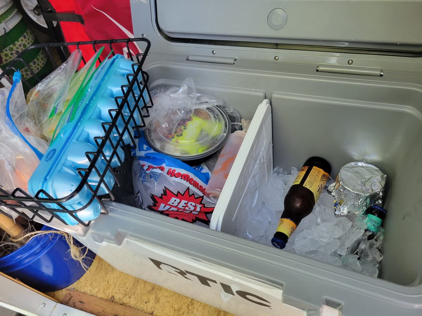 RTIC 52 QT Ultra-Light Hard Cooler | Portable Ice Chest Box for Beach, Drink, Beverage, Camping, Picnic, Fishing, Boat, Barbecue, 30% Lighter Than Rotomolded customer photo 1