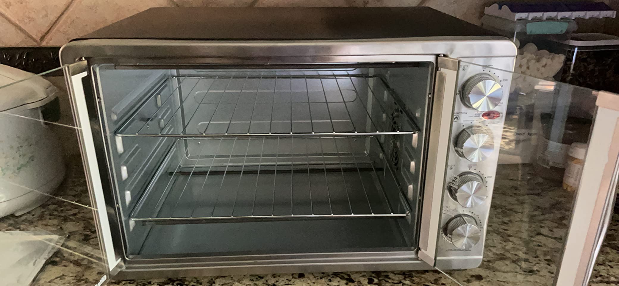 Elite Gourmet ETO4510MX French Door Convection Oven 47.5Qt Stainless Steel with Rotisserie customer photo 2