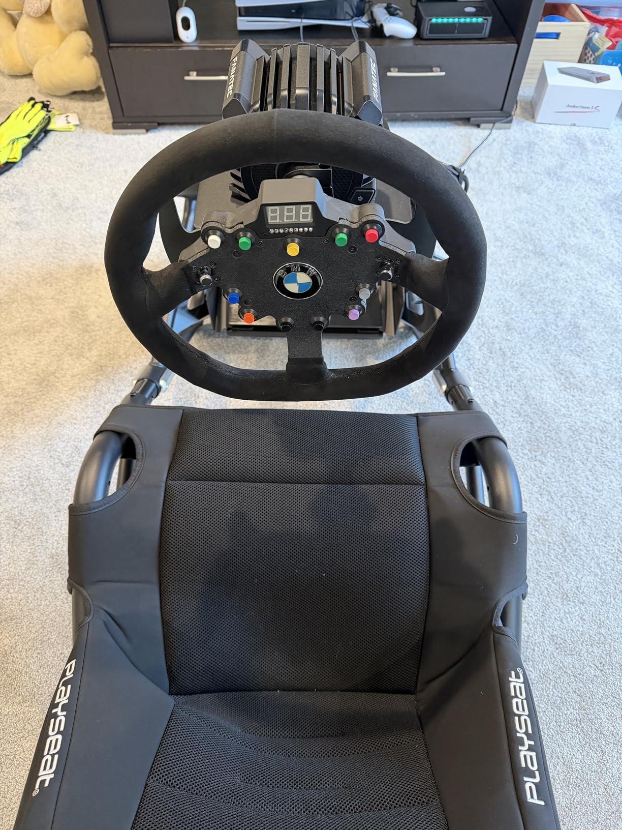 PLAYSEAT Trophy Sim Racing Cockpit | High Performance Racing Simulator Cockpit | Supports Direct Drive | Compatible with All Steering Wheels & Pedals customer photo 2