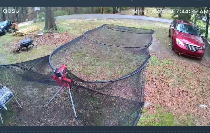 Upgrade 30FT Baseball and Softball Batting Cage Net and Frame, Large Batting Cages Net with Steel Frame for Home - Backyard Batting Cage with Pitching Backstop and Carry Bag customer photo 2